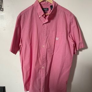 chaps button up shirt - salmon (XL)